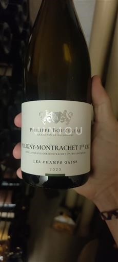 Burgundi Puligny-montrachet Premier Cru Philippe Bouzereau Les Champs Gains 2023