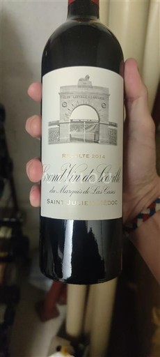 Burdeos Saint-Julien Grand Cru Château Léoville Las Cases Grand Vin de Léoville du Marquis de Las Cases 2014