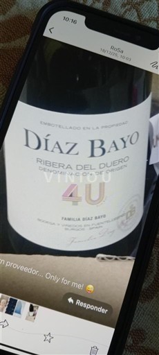 Castela e Leão Ribera del Duero Díaz Bayo 4U Não Sazonado