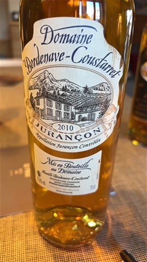 Wijnen Blanc moelleux Domaine Bordenave-Coustarret 2010 Frankrijk Zuidwest-Frankrijk Jurançon AOC