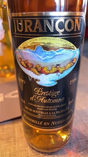 Jihozápad Jurançon Cave des Producteurs de Jurançon Prestige d'Automne 1999