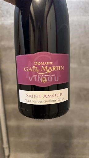 Beaujolais Saint-Amour Domaine Gaël Martin Le Clos des Guillons 2023