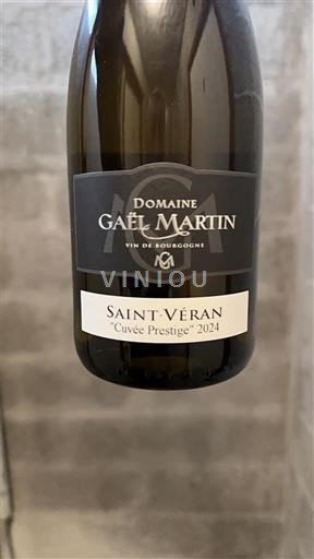 Bourgogne Saint-Véran Domaine Gaël Martin Prestige 2024