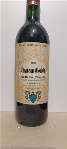 Bordeaux Montagne-saint-émilion Château Corbin 1995