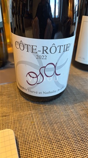 Rona dolina Côte-rôtie Domaine Hervé et Nathalie Aveline osa 2022
