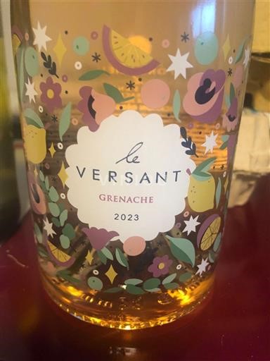 Languedoc a Roussillon Pays d'Oc Le Versant Grenache 2023