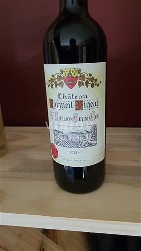 Bordeaux Saint-Émilion Grand Cru Château Corneil Ligeac 2023
