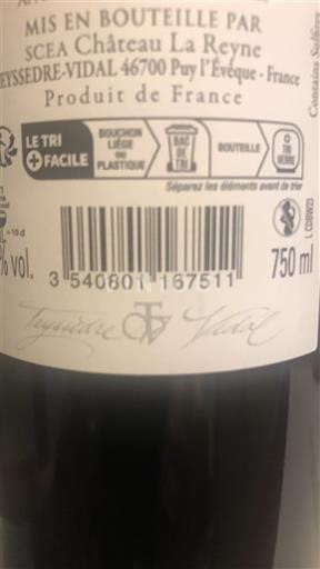 Sydvestfrankrig Cahors Château La Reyne 2023