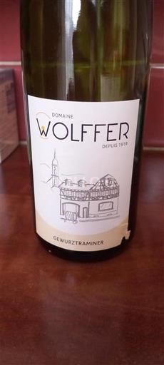 Vina Blanc sec Domaine Wolffer Non millésimé Francija Alzacija Vin de France