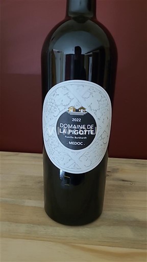 Bordeaux Médoc Domaine La Pigotte 2022