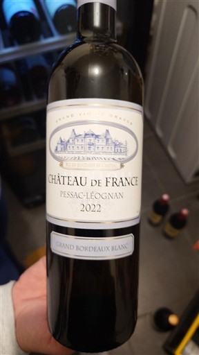 Bordeaux Pessac-Léognan Château France Grand Bordeaux Blanc 2022