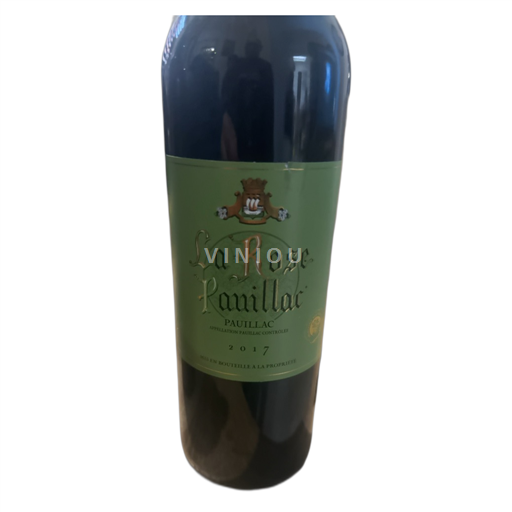 Bordeaux Pauillac La Rose Pauillac 2017