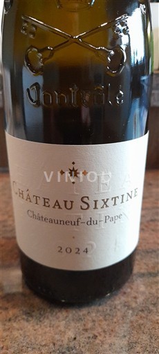 Rhône-dalen Châteauneuf-du-Pape Château Sixtine 2024