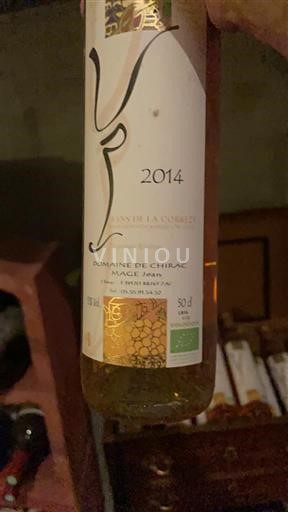 Sud-Ouest Côtes de Gascogne Domaine Chirac 2014