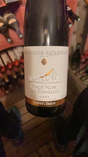 Alsace Château Riquewihr Pinot Noir Les Tonnelles 2016