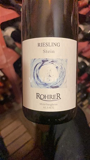 Alsace Riesling Rohrer Stein 2021