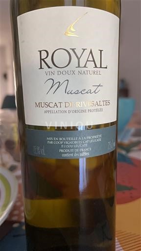 Roussillon Muscat de Rivesaltes Royal Muscat Không niên vụ