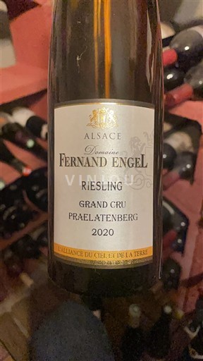 Alsasko Ryzlink Grand Cru Domaine Fernand Engel Grand Cru Praelatenberg 2020