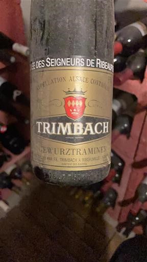 Wines Blanc sec Cuvée des Seigneurs de Ribeaupierre Trimbach 2007 France Alsace Vin de France