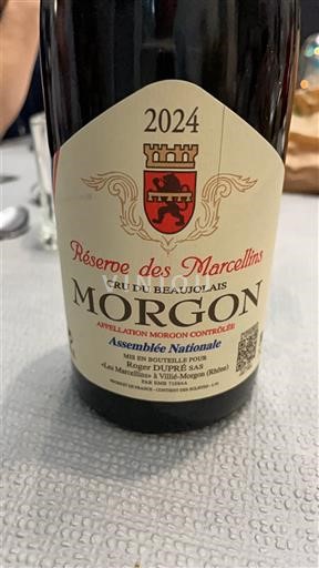 Beaujolais Morgon Roger Dupré SAS Réserve des Marcellins 2024