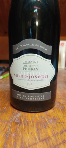 Rhône-dalen Saint-Joseph Domaine Christophe Pichon 2011