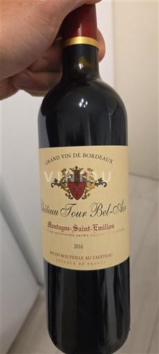Bordeaux Montagne-Saint-Émilion Château Tour Bel-Air 2016