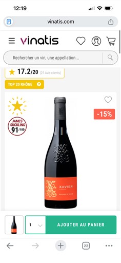 Rhônen laakso Côtes-du-rhône Xavier 2021