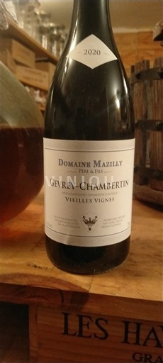 Vinhos Rouge sec Vieilles Vignes Domaine Mazilly Père & Fils 2020 França Borgonha Gevrey-chambertin AOC