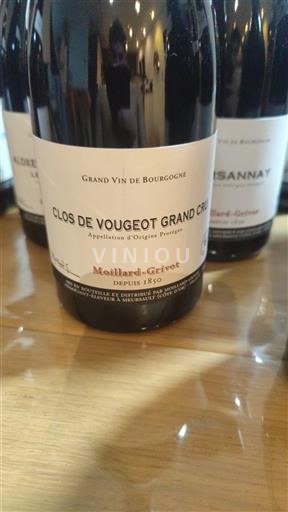 Burgundy Clos-de-Vougeot Grand Cru Moillard Grivot Non-Vintage