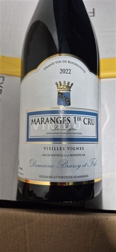 Burgundsko Maranges Premier Cru Domaine Bravay et Fils Les Loyères Vieilles Vignes 2022