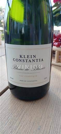 Vinhos Espumantes Blanc brut Blanc de Blancs Klein Constantia 2020 África do Sul Cabo Norte Não especificado