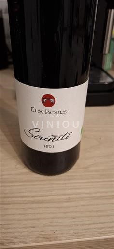 Langvedok Fitou Clos Padulis Sérénité 2022
