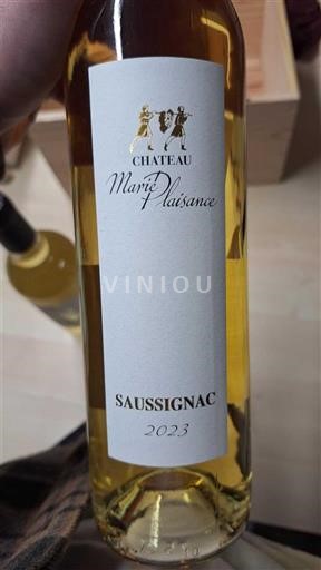 Vinos Blanc liquoreux Château Marie Plaisance 2023 Francia Sudoeste Saussignac AOC