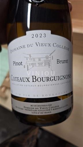 Borgoña Coteaux de Borgoña Domaine Vieux Collège 2023
