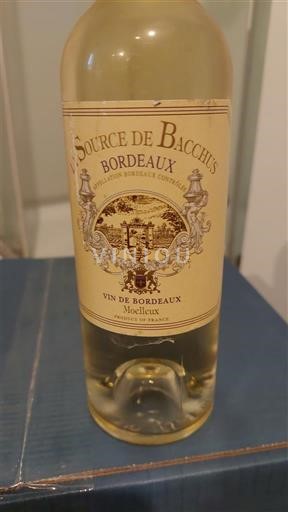 Bordeaux La Source de Bacchus Ikke årgangsbestemt
