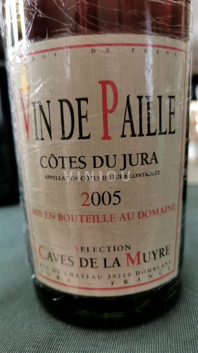 Jura Côtes-du-jura Caves de la Muyre Vin de Paille 2005