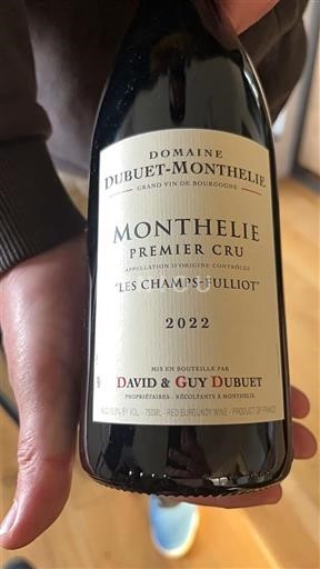 Burgundy Monthélie Premier Cru Domaine Buet-Monthelie Les Champs-Fulliot 2022