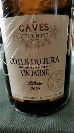 Jura Côtes-du-jura Les Caves du Vieux Mont Vin Jaune 2015