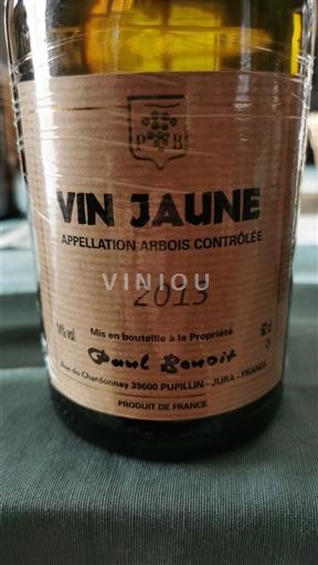Jura Arbois Paul Benoit 2013