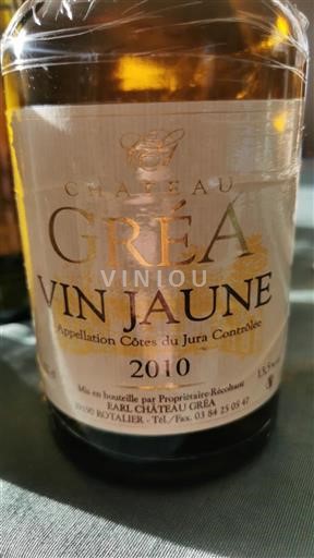 Jura Côtes-du-jura Château Gréa 2010