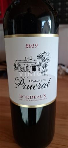 Bordeaux Domaine Pruerat 2019