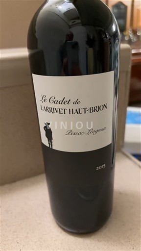 Bordeaux Pessac-Léognan Château Larrivet Haut-Brion Le Cadet de Larrivet Haut-Brion 2015