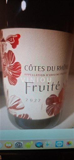 Vale do Ródano Côtes-do-Ródano Fruité 2022