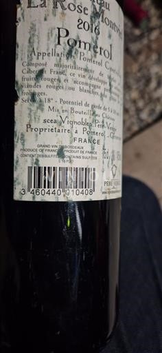 Bordeaux Pomerol La Rose du Montviel 2016