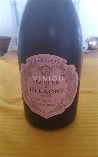 Champagne Šampanské Delagne & Fils Tradition Grande Brut Rosé 2024