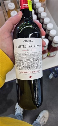 Bordeaux Lalande-de-Pomerol Château Les Hautes Galvesses 2022