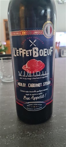 Rượu vang Rouge sec L'Effet Boeuf 2024 Pháp Languedoc AOC