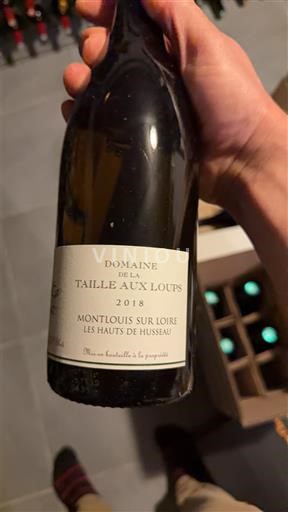 Loiren laakso Montlouis-sur-Loire Domaine La Taille Aux Loups Les Hauts de Husseau 2018