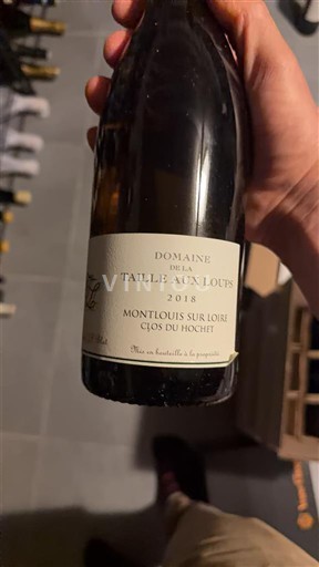Loiren laakso Montlouis-sur-Loire Domaine La Taille aux Loups Clos du Houchet 2018
