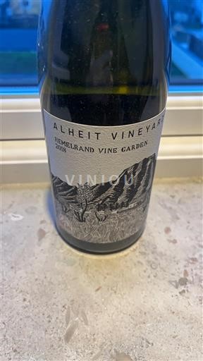 Costa Sur del Cabo Hemel-en-Aarde Alheit Vineyards Hemelrand Vine Garden 2018